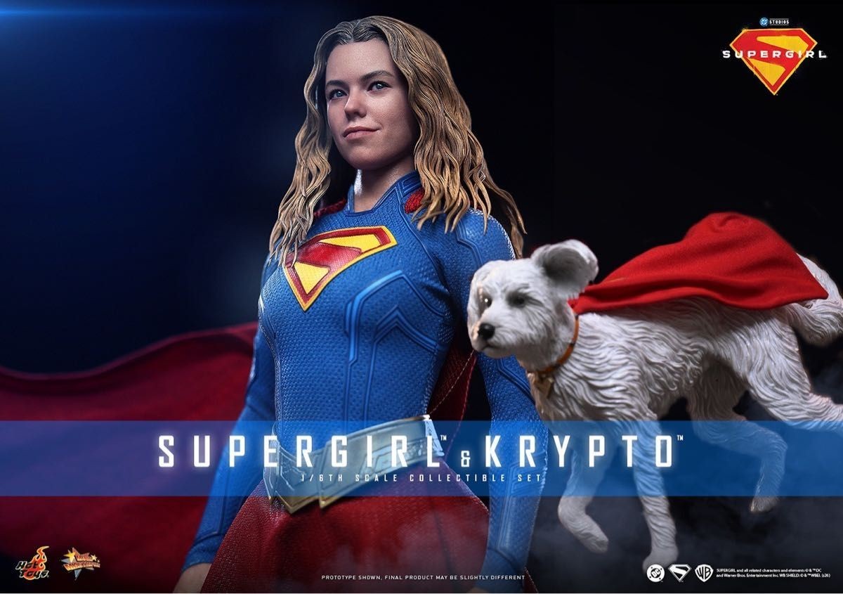 Hot Toys MMS869 Supergirl & Krypto 1/6 Figure DC Comics Universe Movie 2026...