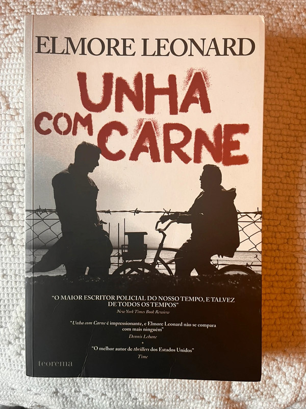 Livro “Unha com carne”  Elmore Leonard