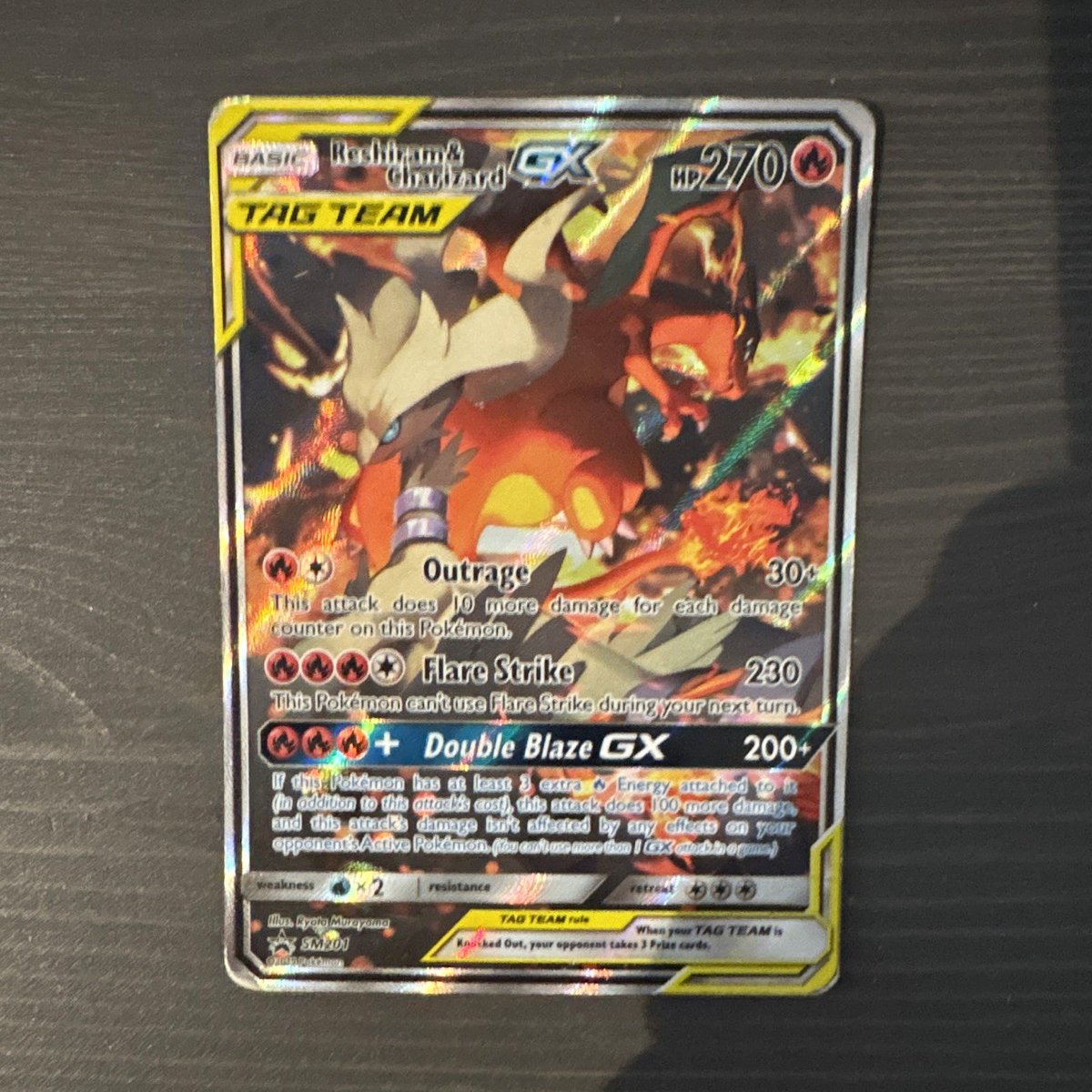 Reshiram & Charizard GX 20/214 Legami Ininterrotti Holo TAG TEAM 270 CV EN