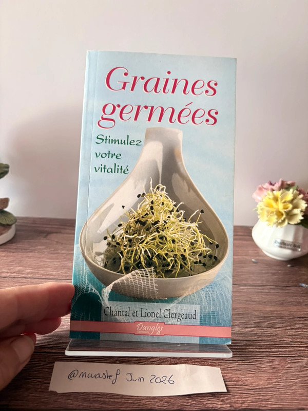Livre graines germées stimulez votre vitalité