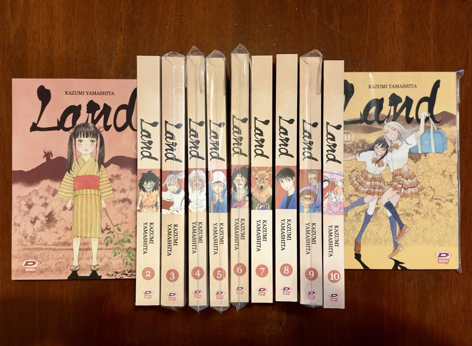 Land - Kazumi Yamashita - Dynit Manga - lotto volumi 1/11 SERIE COMPLETA