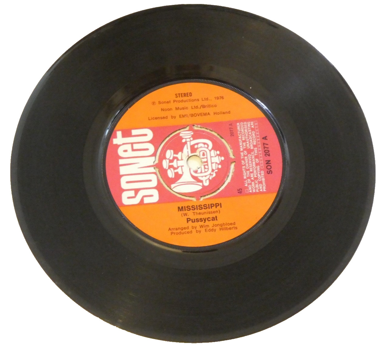 Pussycat Mississippi / Do it 45 RPM Vinyl Record VG 1976
