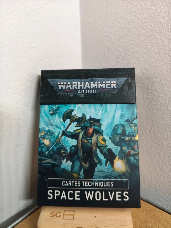 Warhammer 40k - space wolves - carte technique V9