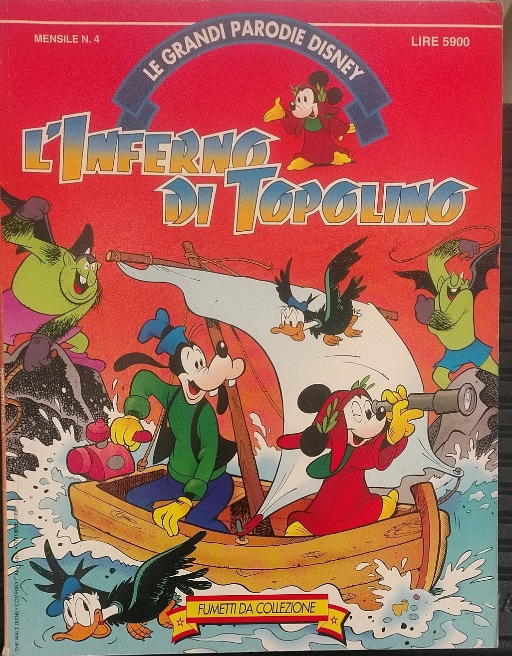 Le grandi Parodie Disney - L'inferno di Topolino n° 4