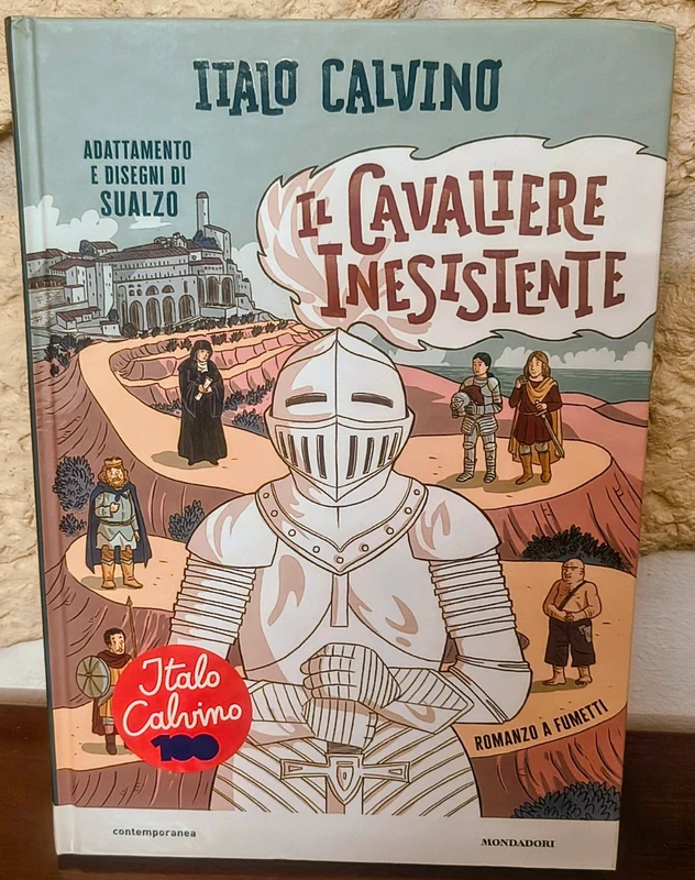 Libro a fumetti Il cavaliere inesistente di Italo Calvino