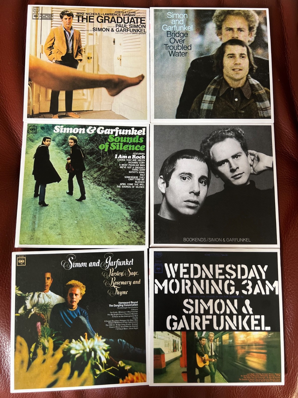 Simon & Garfunkel - 6 albums from Complete Albums Collection box set,  CDs
