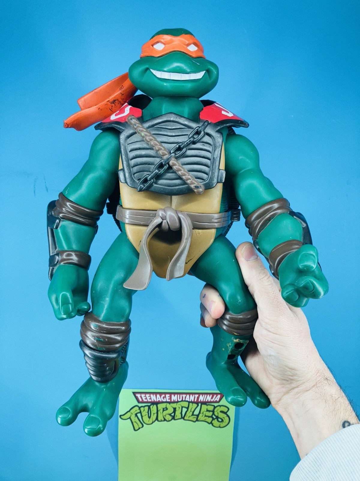 10240 Action figure vintage Giant Turtles 32 cm Jumbo 2004 Michelangelo Mirage