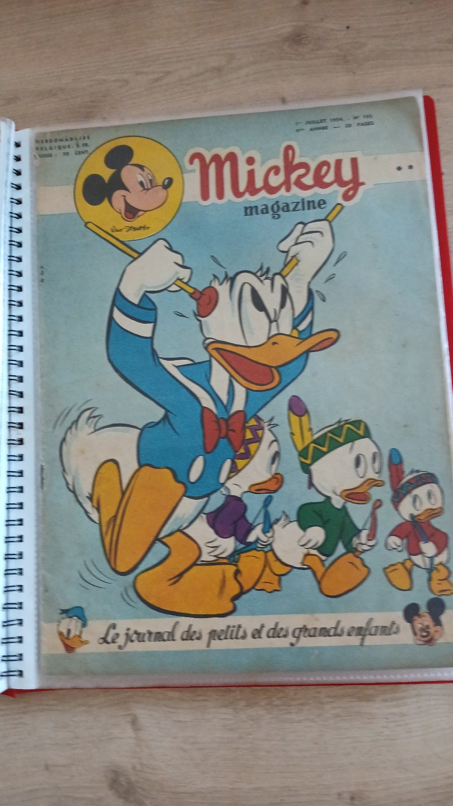 Mickey magazine n°195. Édition Belge.