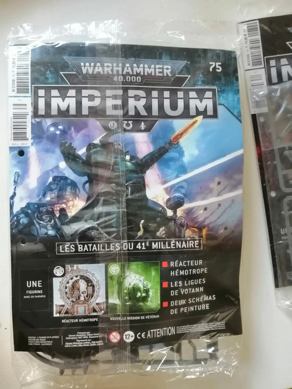Numéro 75 Warhammer 40k Imperium - Réacteur Hémotrope - NEUF sous blister