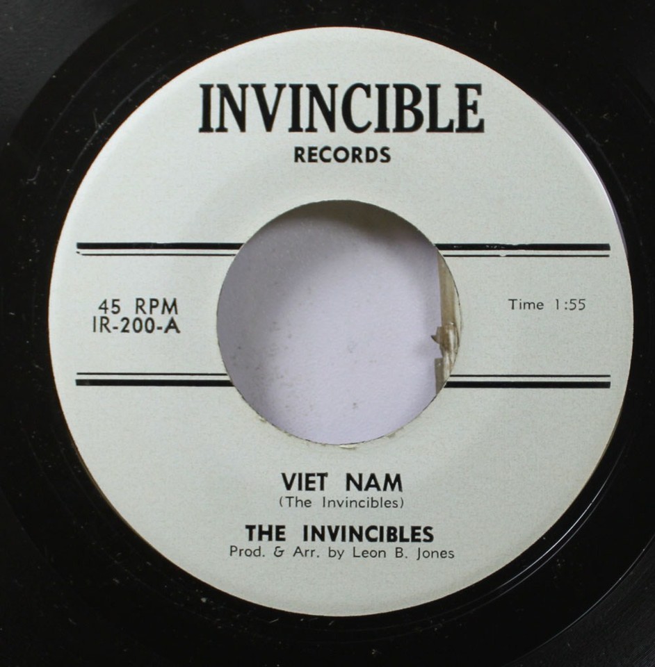 Ascolta! Surf Garage Unknown 45 I Invincibili - Viet Nam / Tonda Su Invincibile
