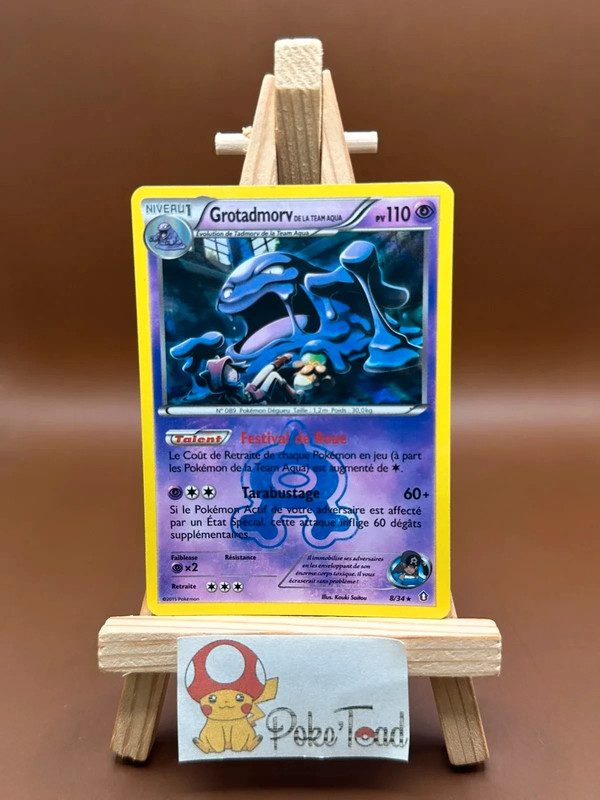 Carte Pokémon grotadmorv - 8/34 Holo - 2015