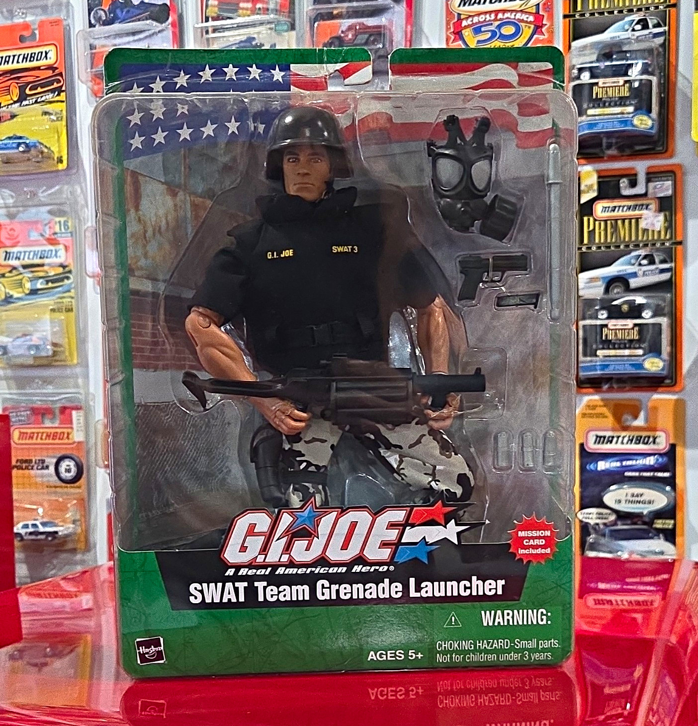 Hasbro G.I. Modellino Joe Police SWAT Team Grenade Launcher 12 pollici 2003