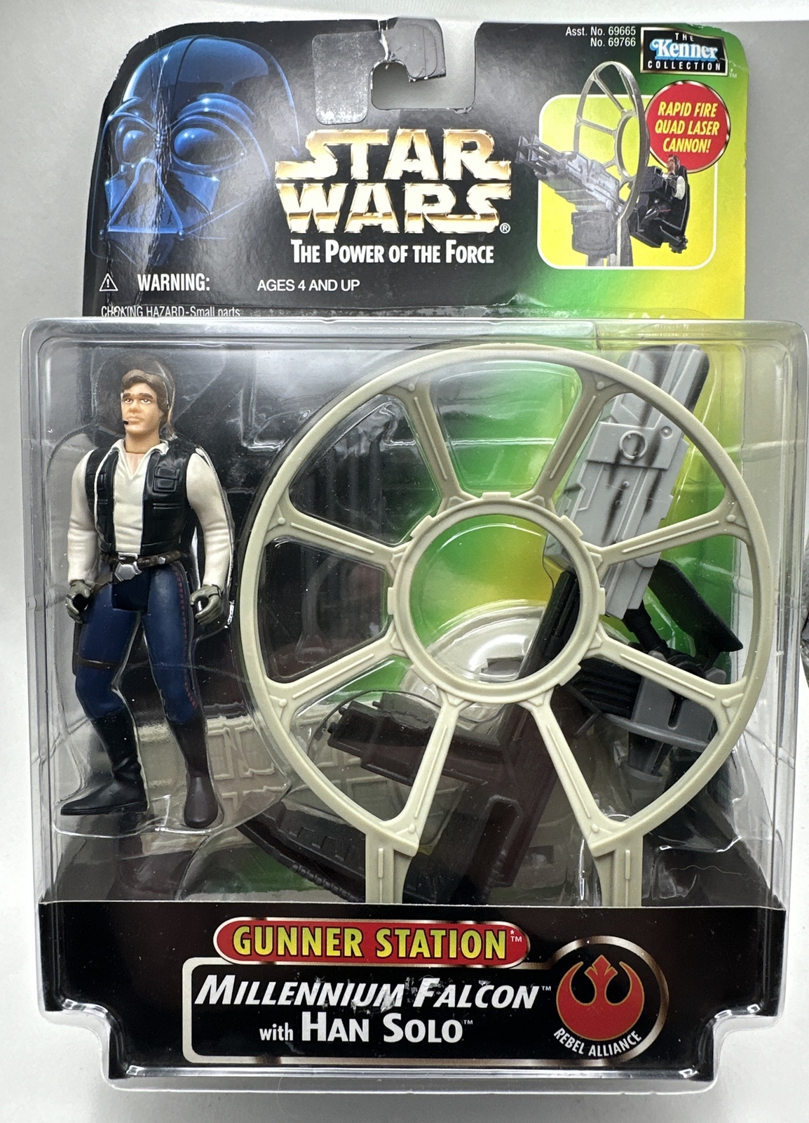 Kenner Gunner Station Modellino Millennium Falcon con Han Solo