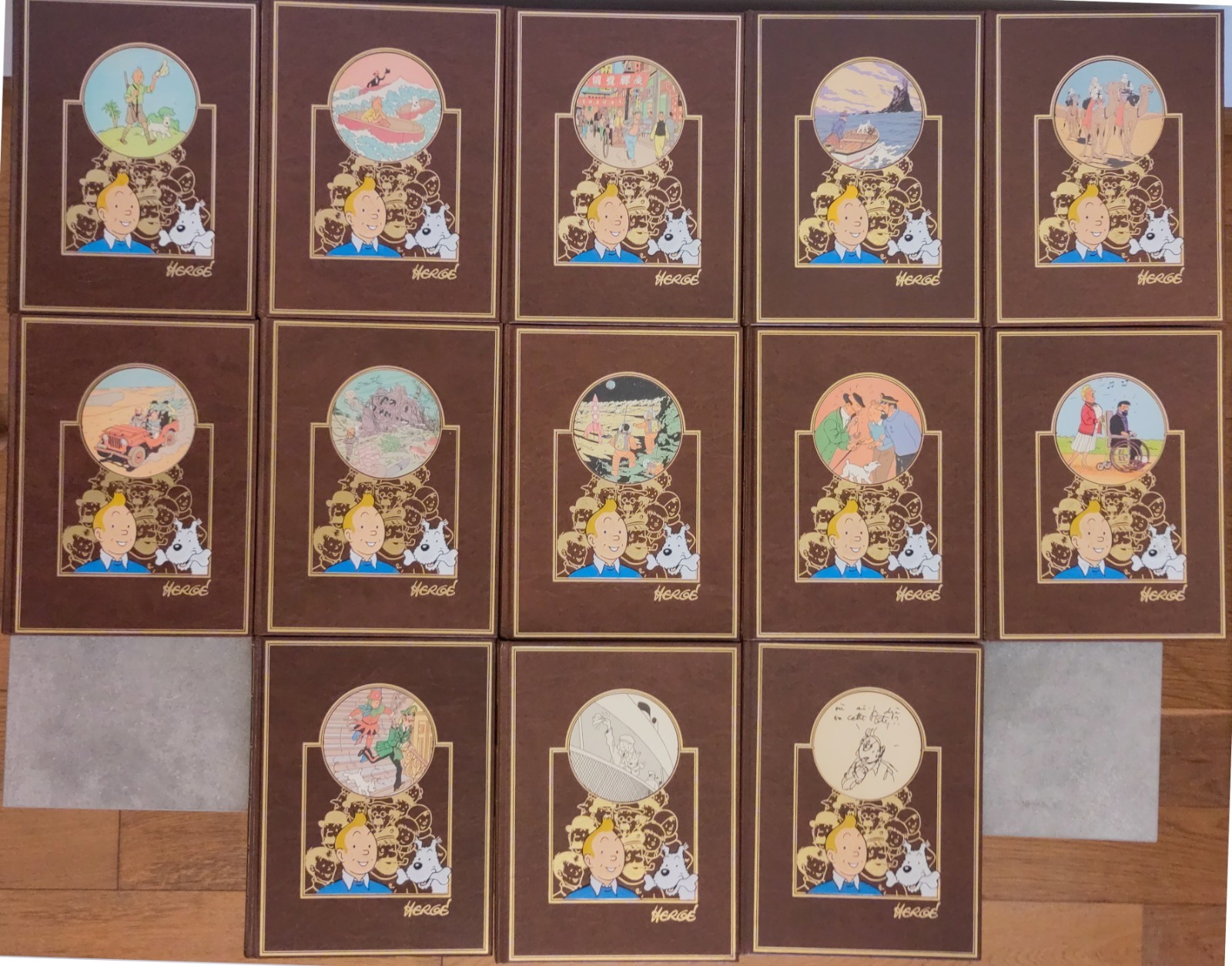 Collection ROMBALDI, Intégrale Meilleurs Histoire du Journal de Tintin -- TBE