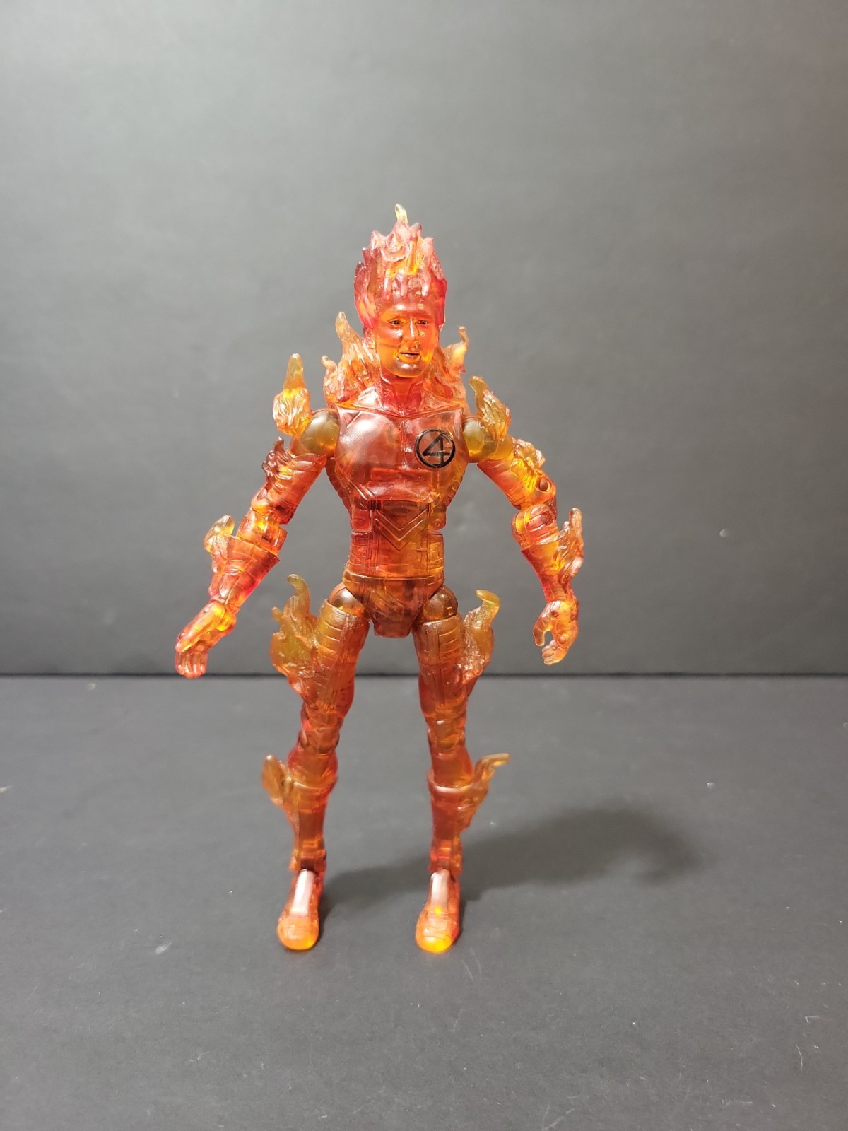 Marvel Toy Biz Human Torch Flame On Fantastic 4 Johnny Storm 6" Legends 2005