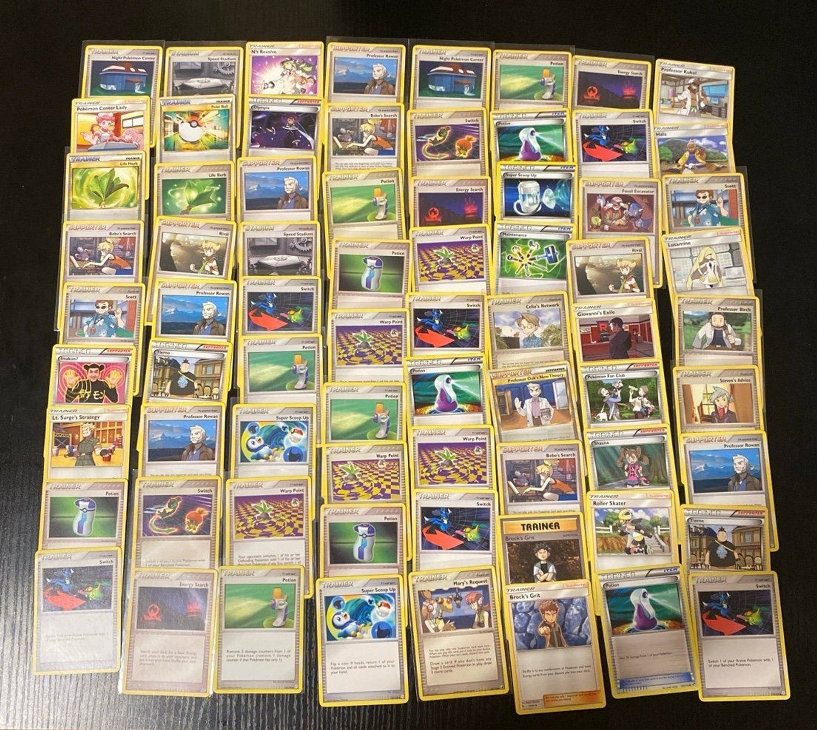 Lotto 114 Carte Pokémon Pacchetto Allenatore Mid Era - Carte Pokémon