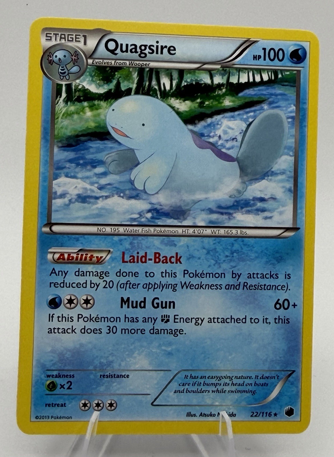 Pokémon TCG Quagsire 22/116 Plasma Freeze Regolare