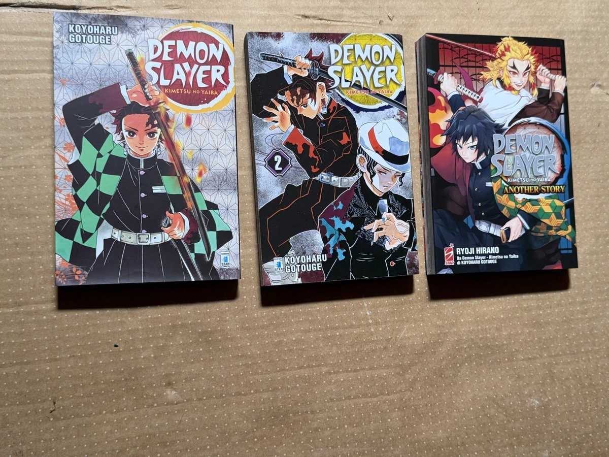 Lotto Manga Demon Slayer in italiano