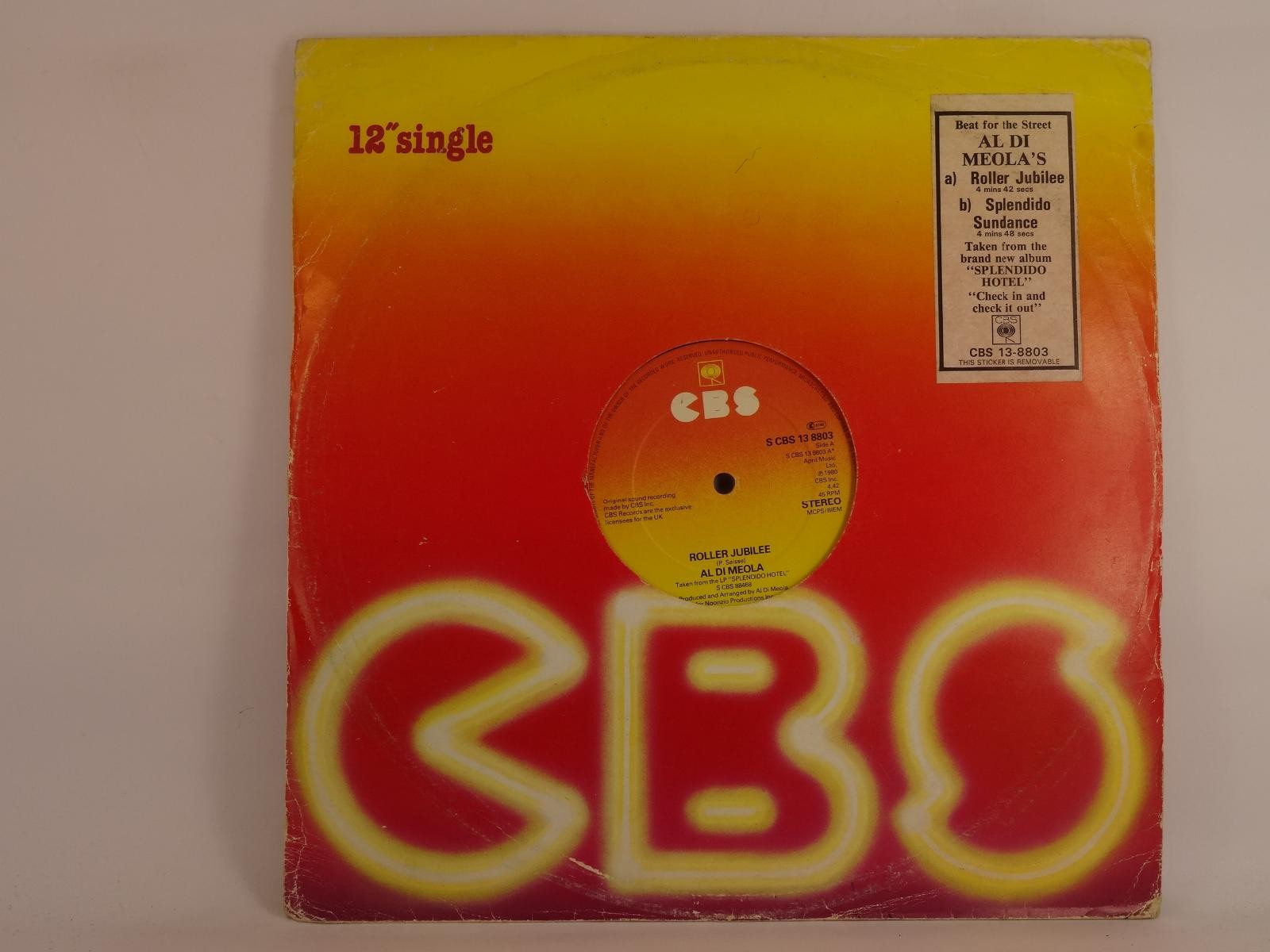 MEOLA,AL DI ROLLER JUBILEE (A) 12" CBS