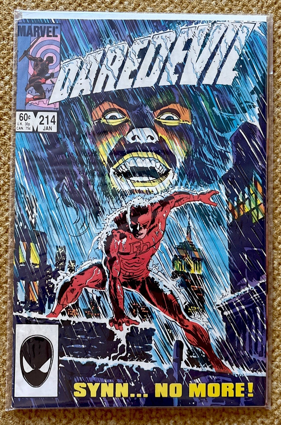 VINTAGE MARVEL COMICS DAREDEVIL ISSUE 214