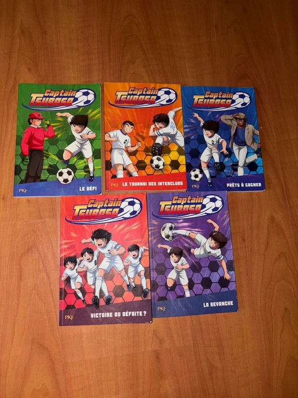 Tome 1,2,3,4,5 de captain tsubasa