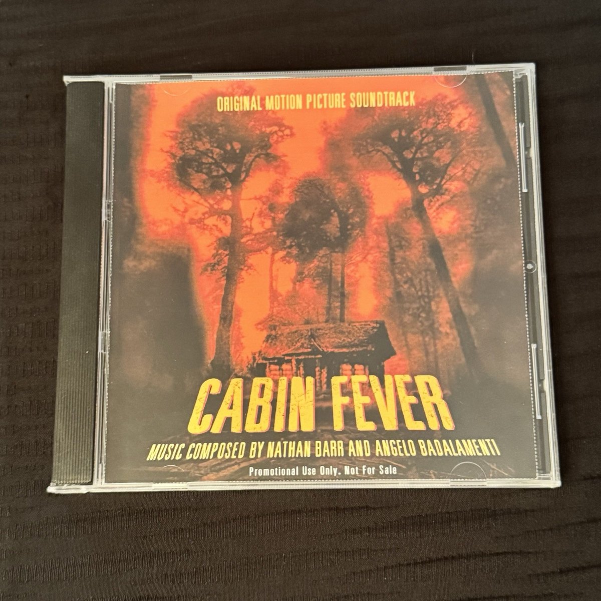RaRE! Cabin Fever Movie Soundtrack CD 2003 Composer Angelo Badalamenti Halloween