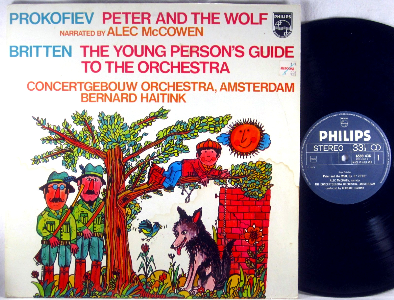 PHILIPS 1971 Prokofiev PETER & THE WOLF Haitink McCOWEN 6599 436 NM