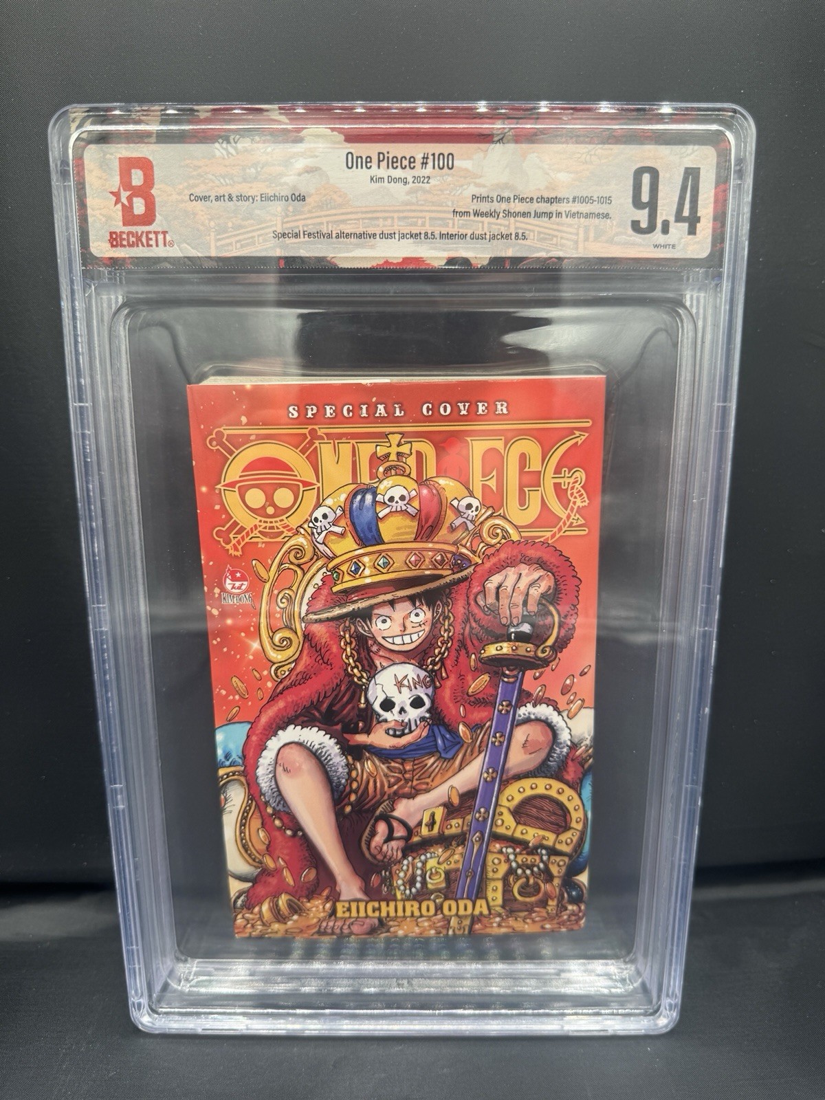 BGS 9.4 One Piece Vol 100 Manga 1st Printing Grading Comic