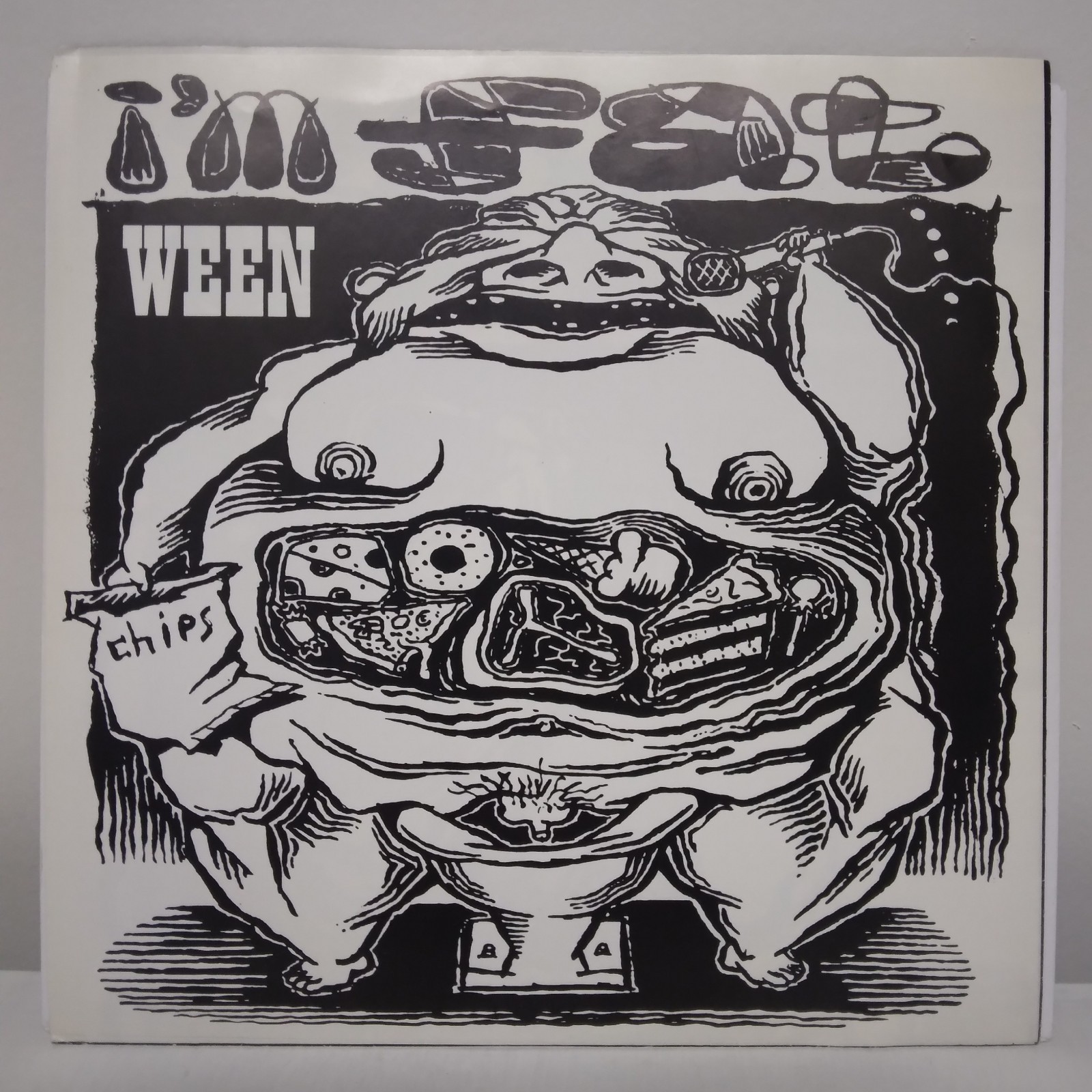 Ween I'm Fat 7" 45 RPM Coke Bottle Clear Vinyl 1994 Vital Music