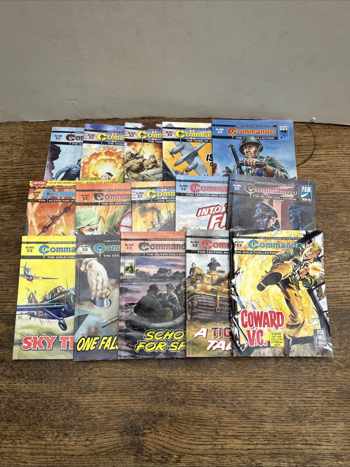 Huge Job Lot Old Commando Comics War Stories Mixed Bundle 4000’s Cost £30 New