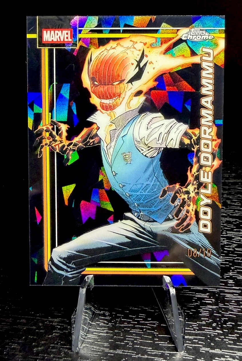 DOYLE DORMAMMU 2026 TOPPS CROMO MARVEL ZAFFIRO NERO RIFRATTORE /10 #113