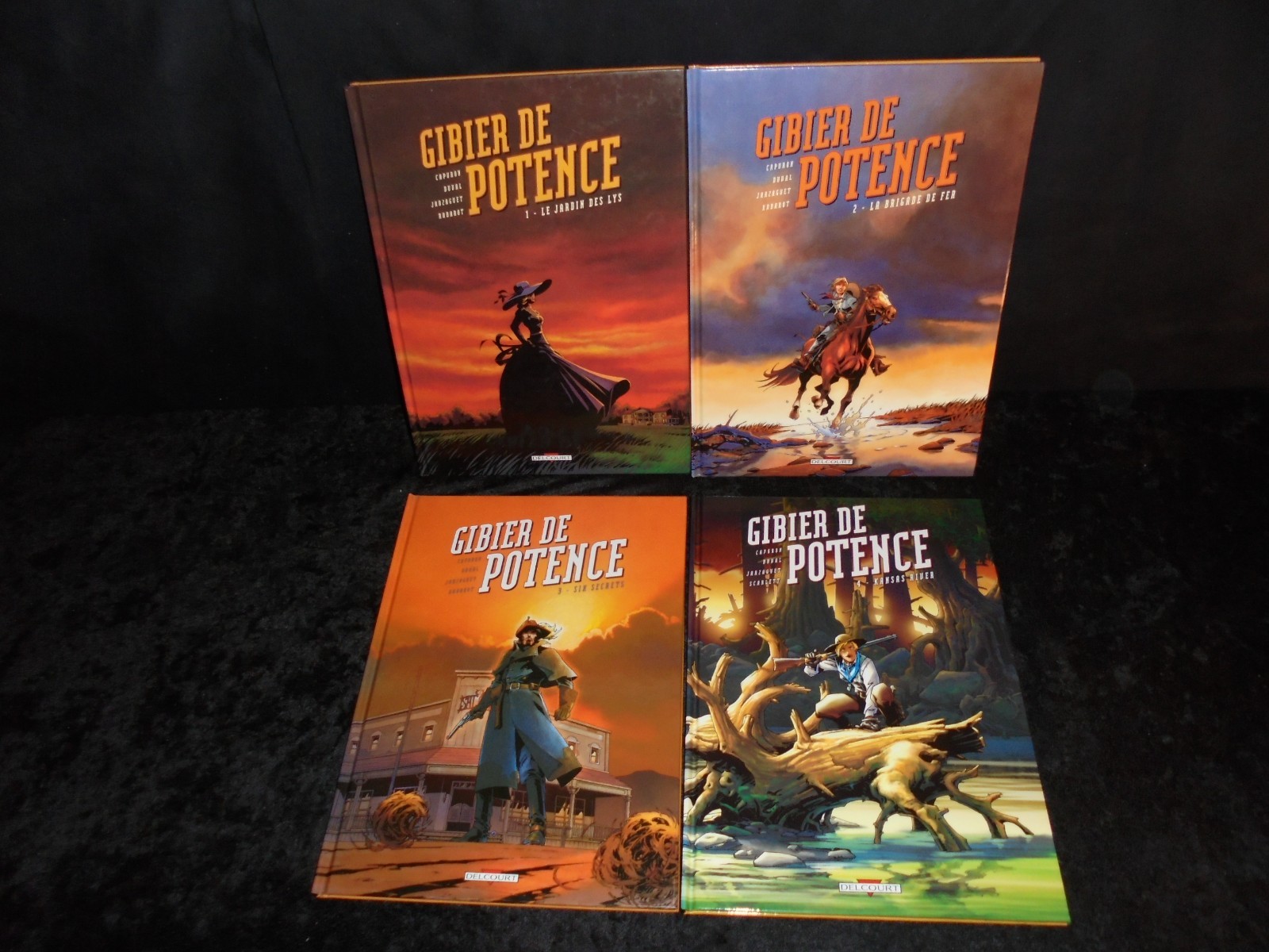 Capuron / Duval / Jarzaguet : Cycle Gibier de potence 1 à 4 Editions Delcourt