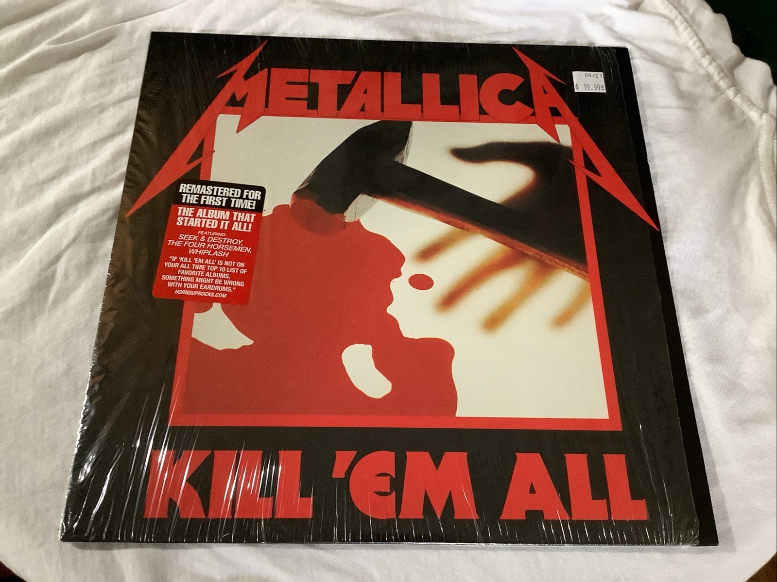 Metallica - Kill Em All (Record, 2016) EX/NM