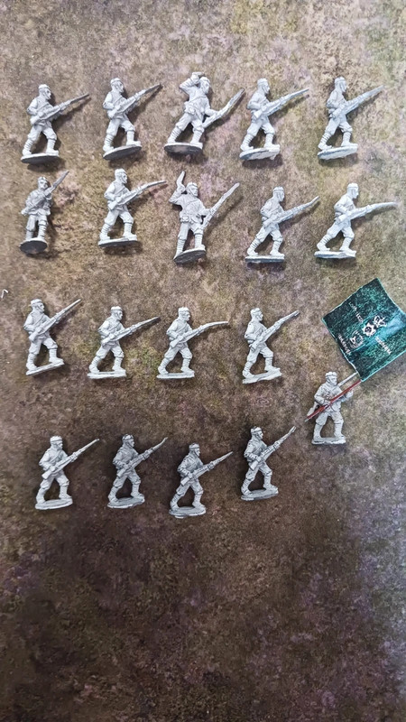 52-8321: 19 x Gurkha Advancing with Rifle, Advancing