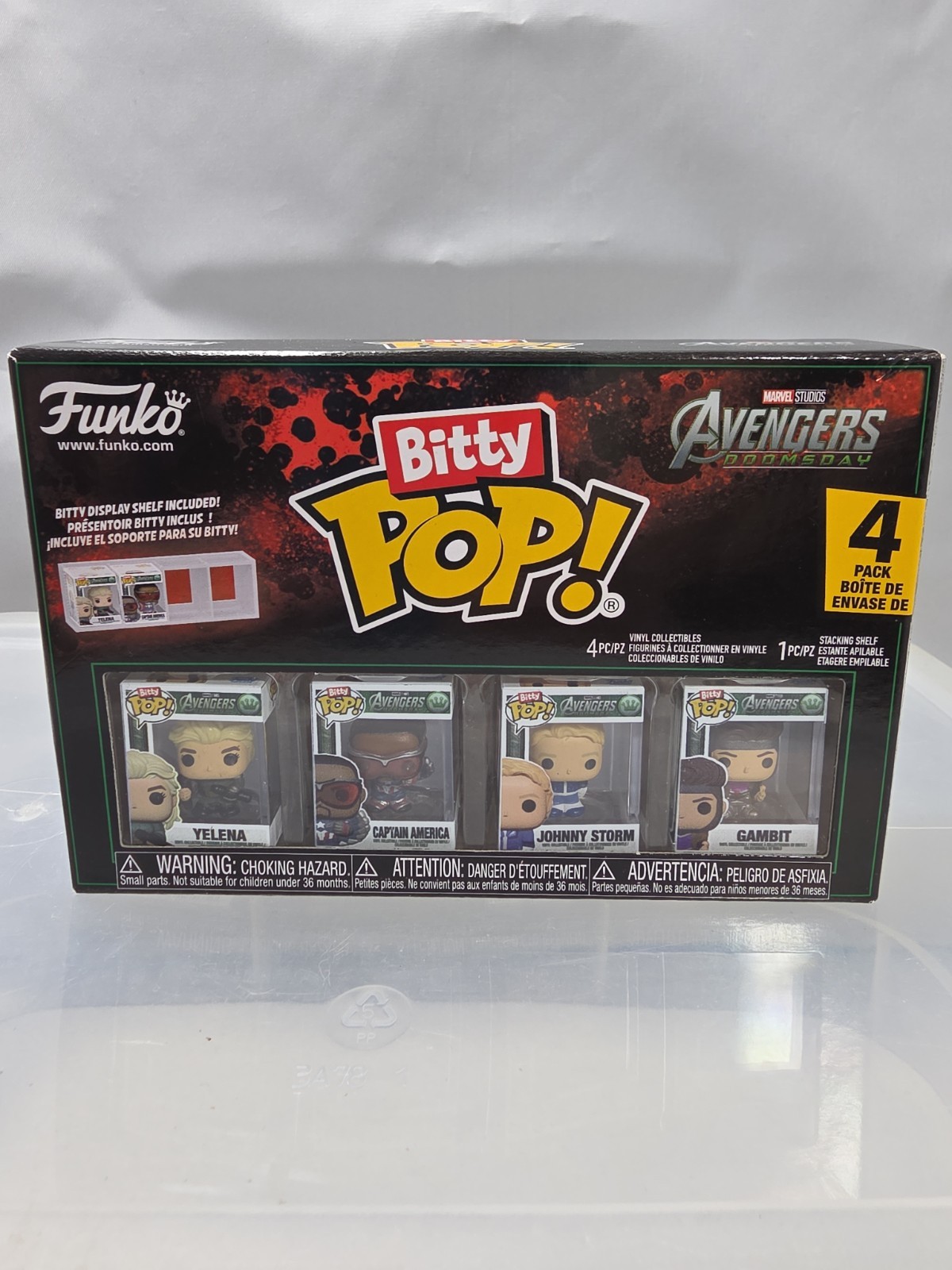 Funko Bitty Pop! Marvel Avengers Doomsday (Yelena) Confezione da 4 personaggi nuovi con etichetta (6)