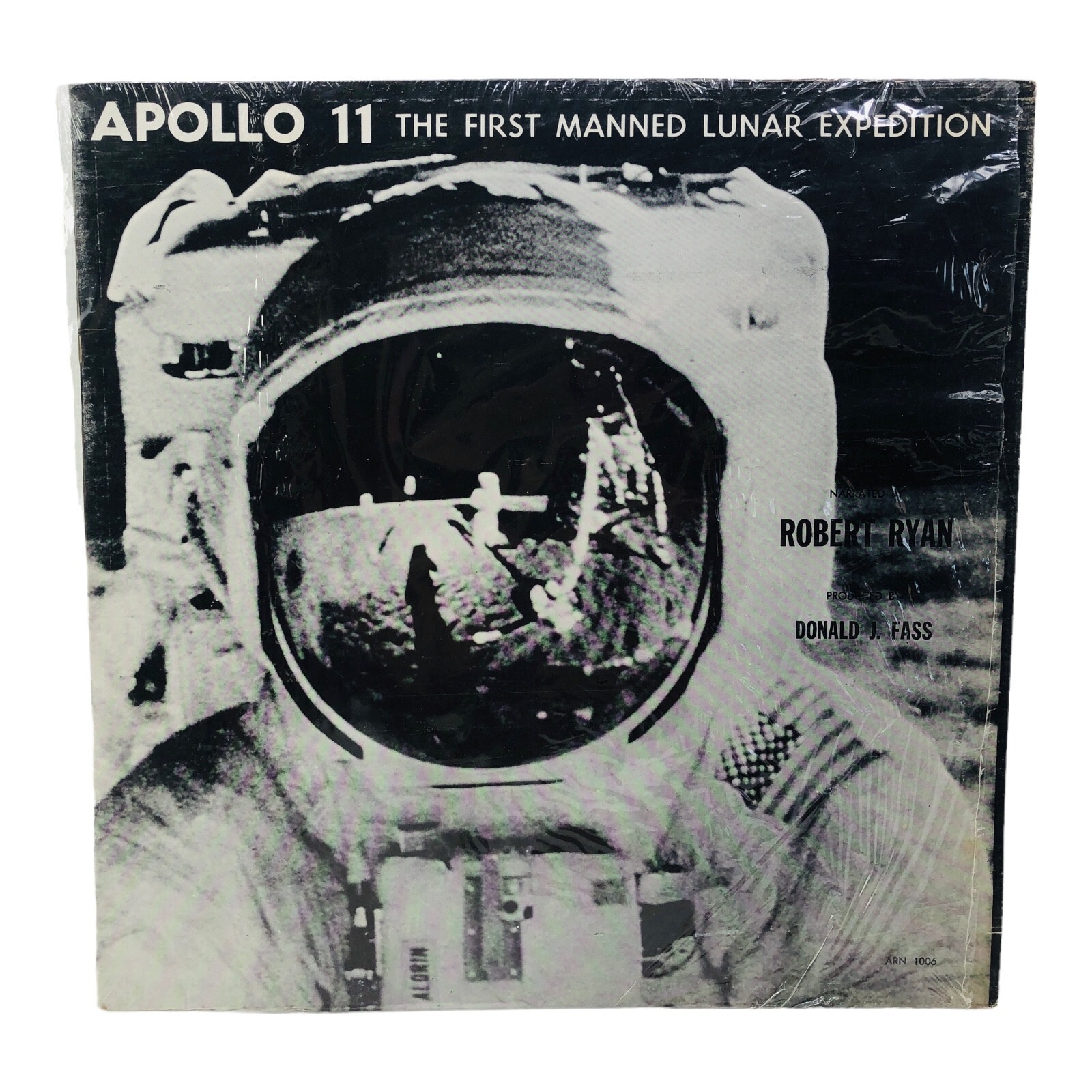 Apollo 11 The First Manned Lunar Expedition Vinyl Narrated Robert Ryan ARN 1006