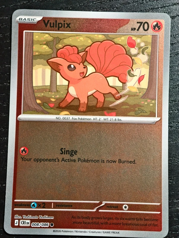 Vulpix 008/086 Reverse Holo – Chaos Rising [M322]