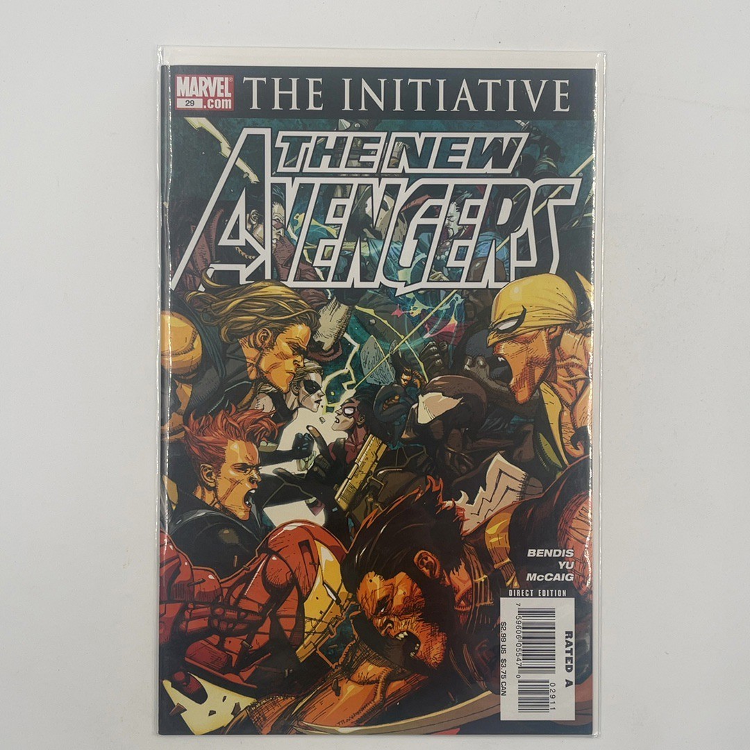 Marvel New Avengers #29 2007 The Initiative Bendis Yu Direct Edition