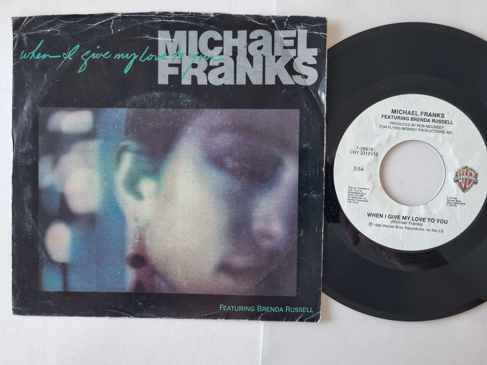 Michael Franks - When I Give My Love To You 7'' Vinyl US
