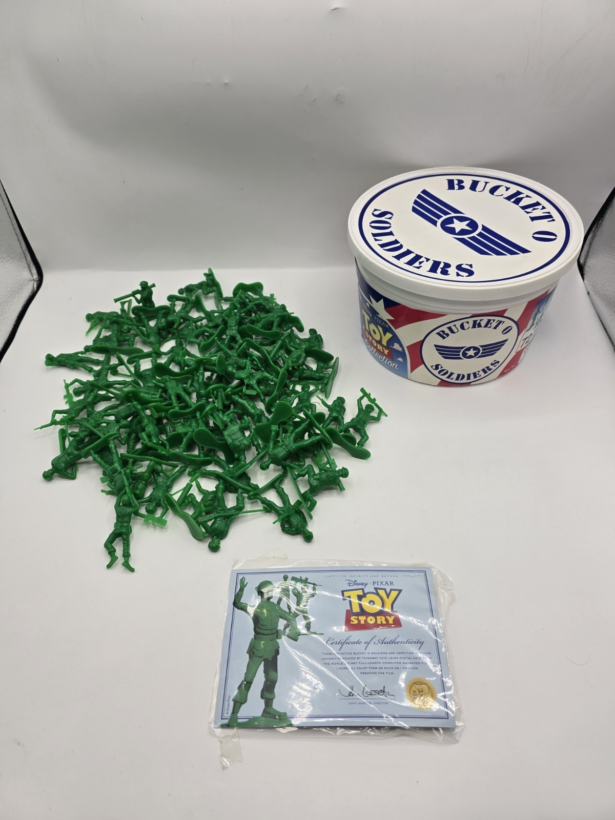 Disney Pixar Toy Story Signature Collection Bucket O Soldiers Not Complete 68/72