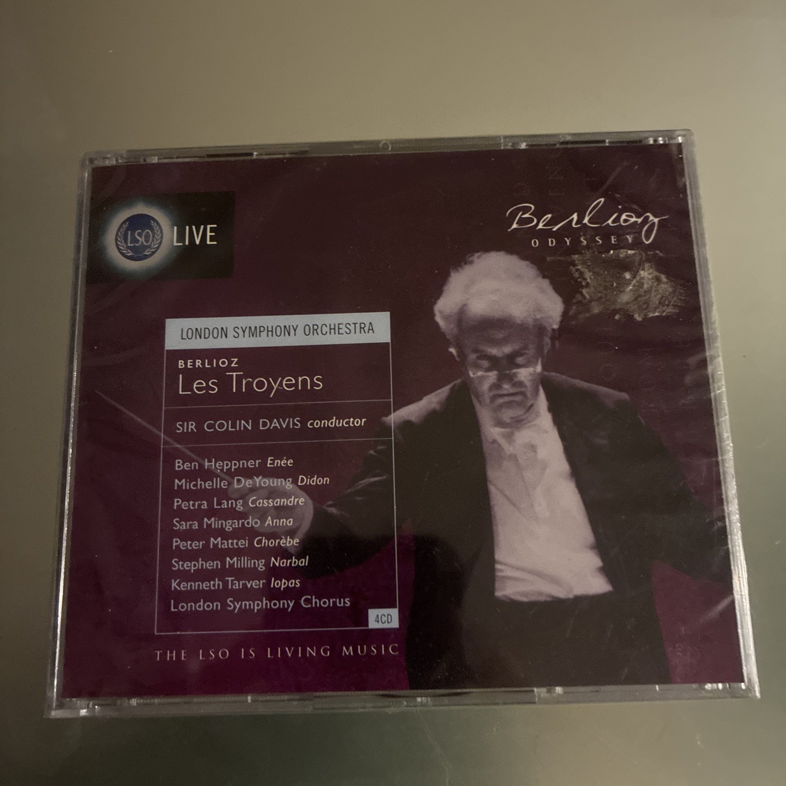 Les Troyens / Berlioz / CD / SEALED / Sir Colin Davis / LSO / 4 disc / 2002 NEW
