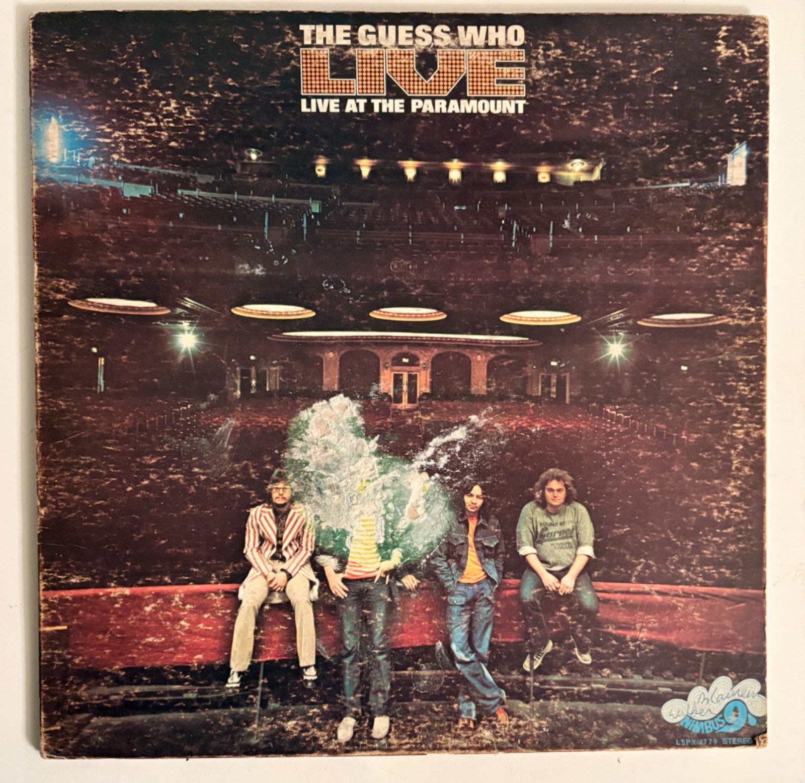 The Guess Who Live At The Paramount Vinyl LP 1972 Classic Rock American Woman