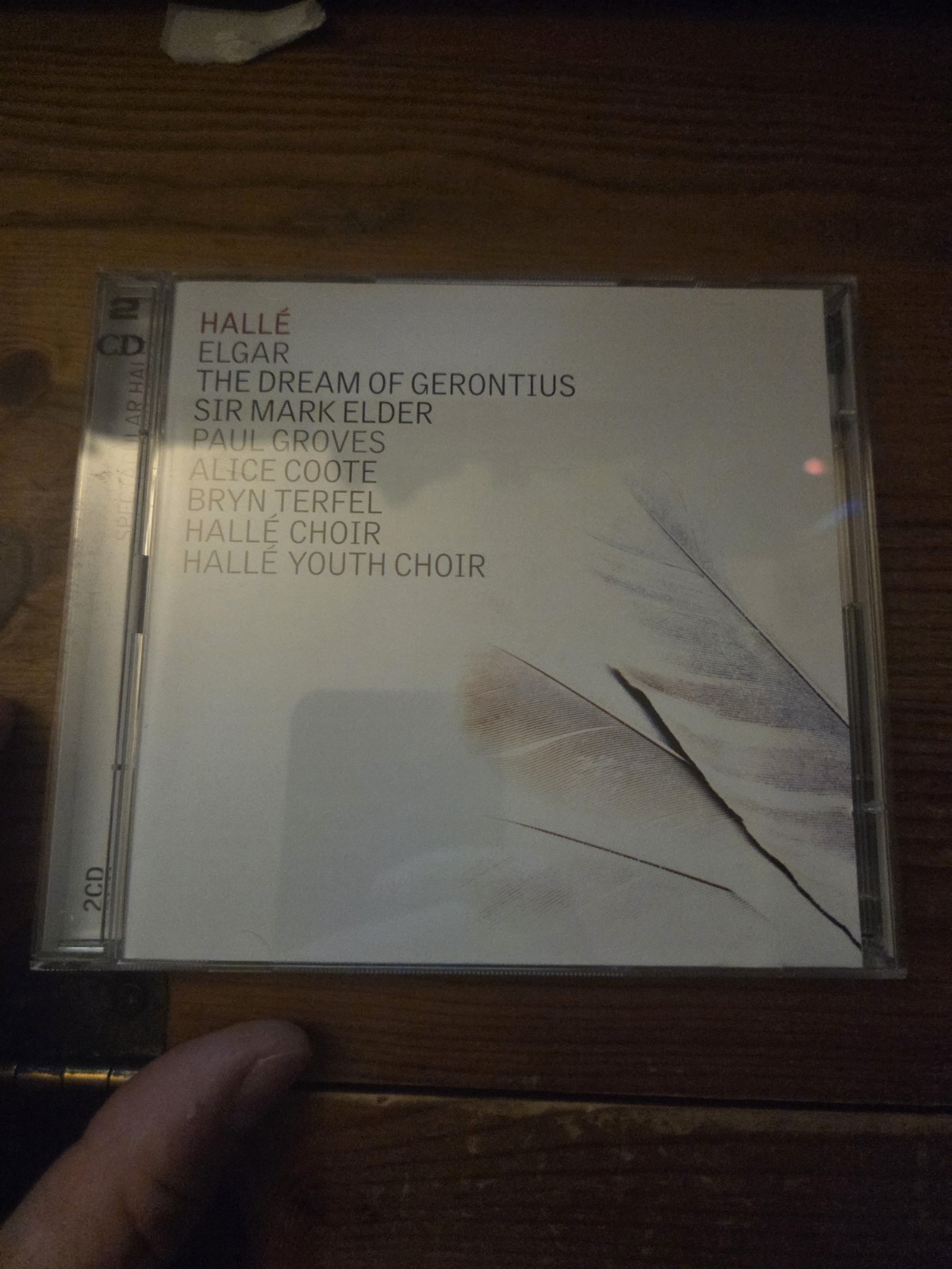 Elgar The Dream Of Gerontius Mark Elder Bryn Terfel Halle 2 CD Set HLD 7520