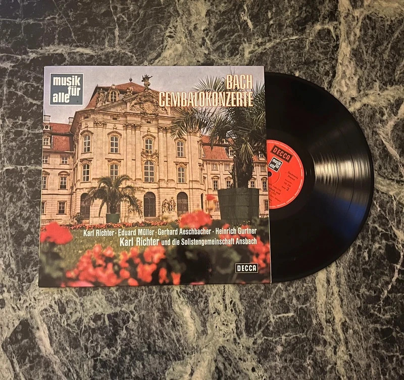 Bach: Cembalokonzerte - Karl Richter / Venyl (LP) "Musik für alle“