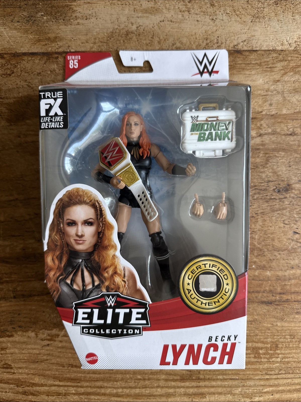 WWE Becky Lynch Series 85 Elite Mattel Figura Sigillata Soldi In Banca 39A