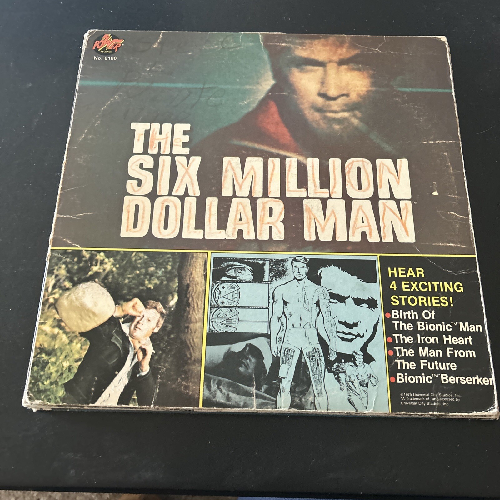 "The Six Million Dollar Man” 1975 Universal Power Records #8166 Vinyl LP