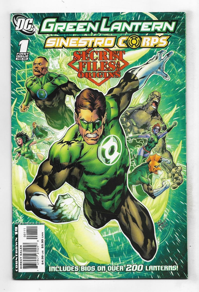 Green Lantern/Sinestro Corps Secret Files And Origins 2008 #1 Very Fine