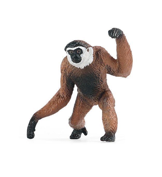Mini scimmia lemure 6,5 cm giocattolo PVC animale selvatico figura bambola bambini regalo