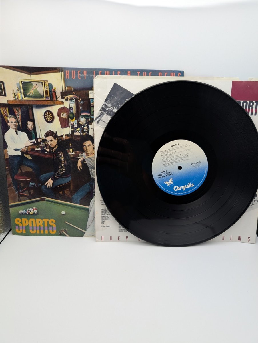 Huey Lewis and The News Sports Album Vinyl LP 1983 Chrysalis Records FV 41412