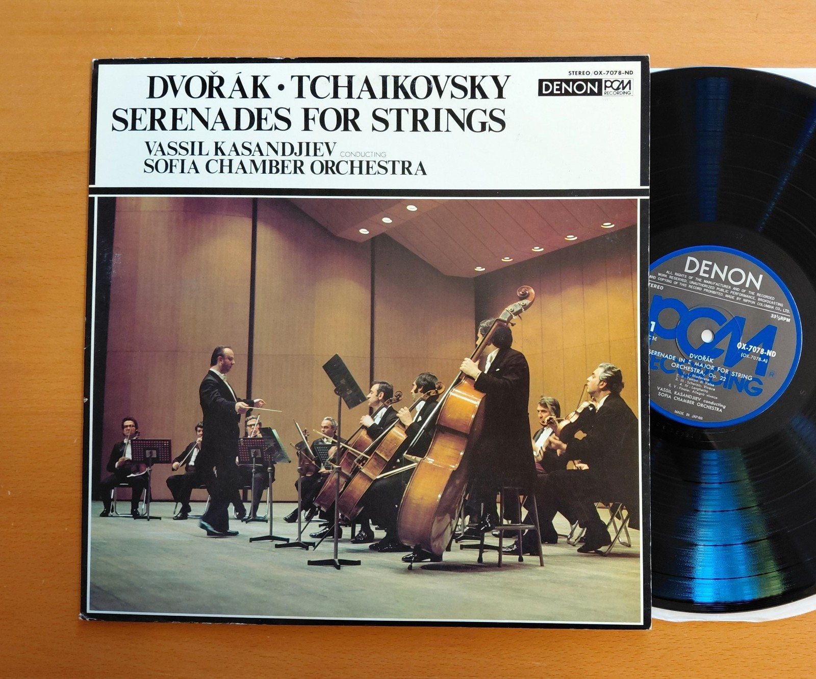 Dvorak Tchaikovsky Serenades For Strings NM Denon Japan Vinyl OX-7078-ND